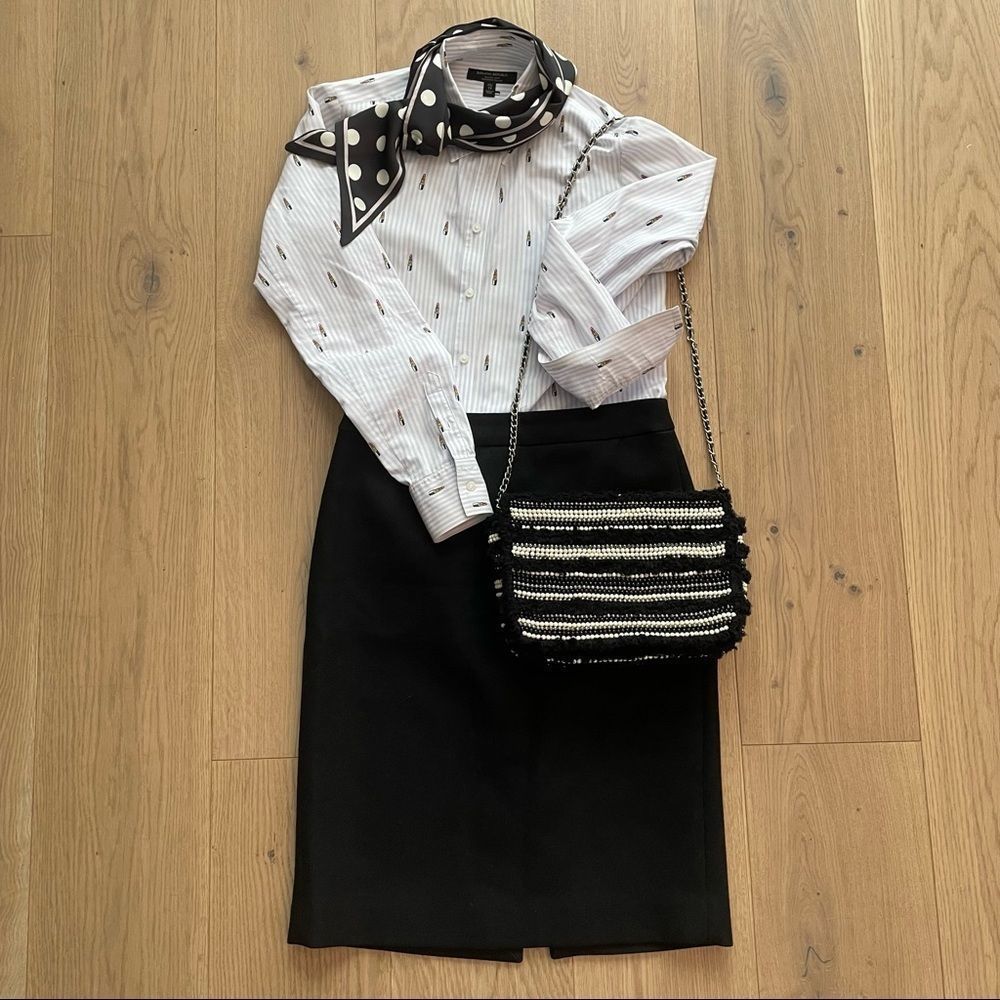 JCREW PENCIL SKIRT #2 in black